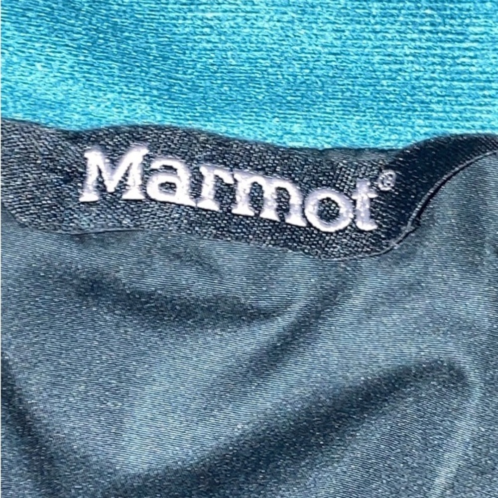 Marmot Teal Green Quilted Full Zip Puffer Lightweight Vest Women’s S Hiking - Picture 8 of 12